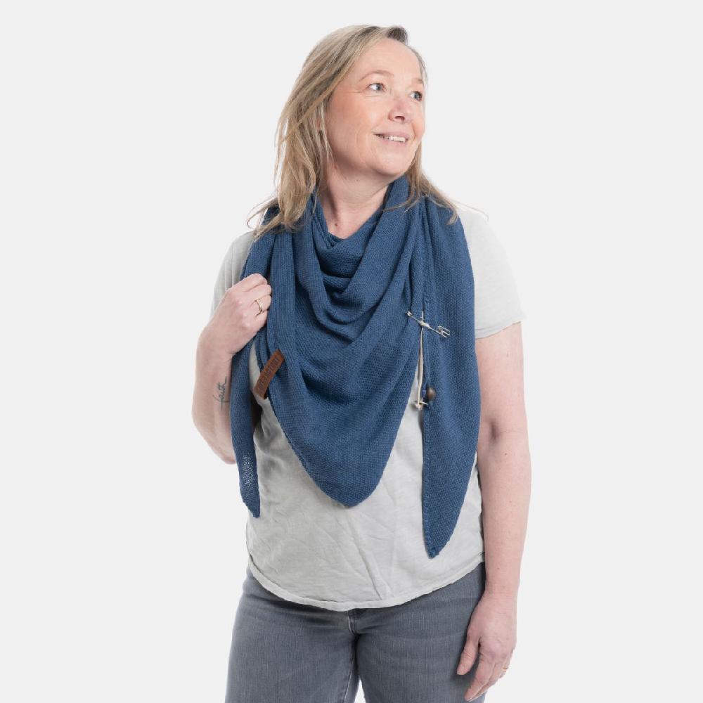 Knit Factory Lola Omslagdoek Jeans