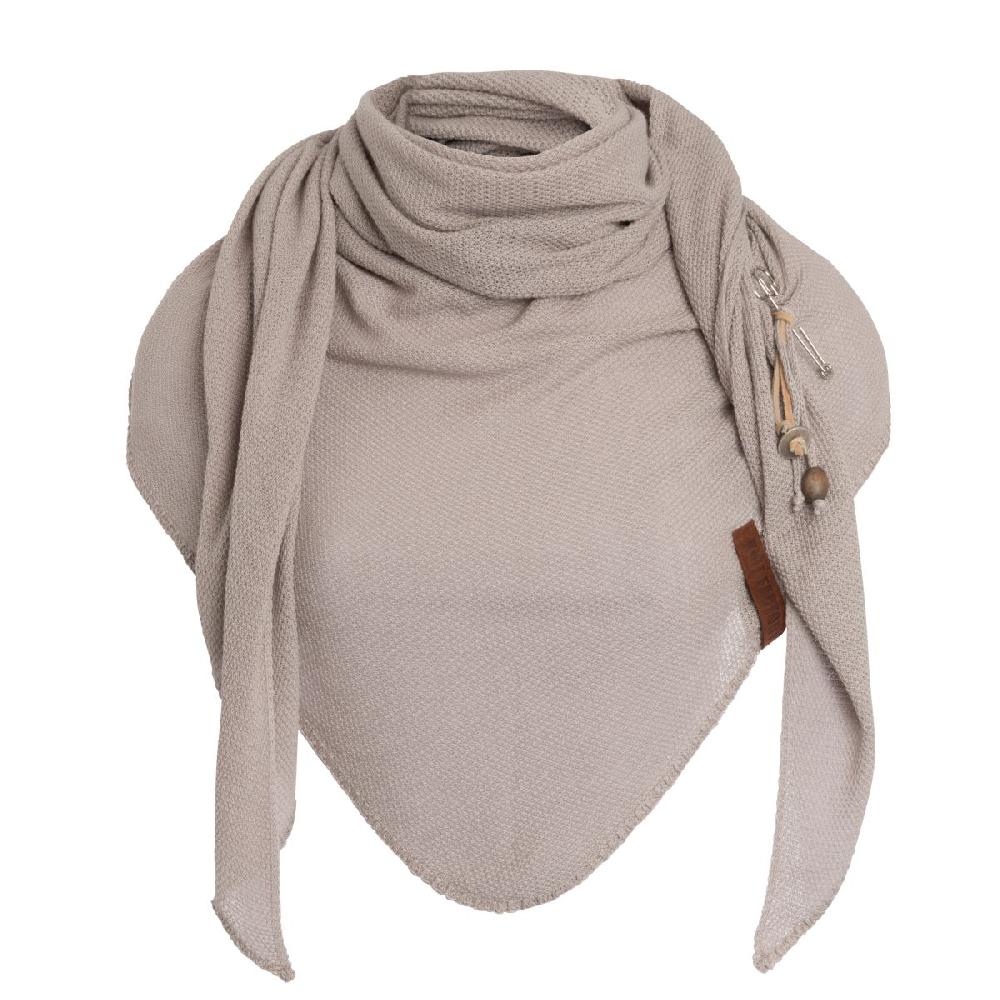 knit factory Lola Omslagdoek Kiezelgrijs