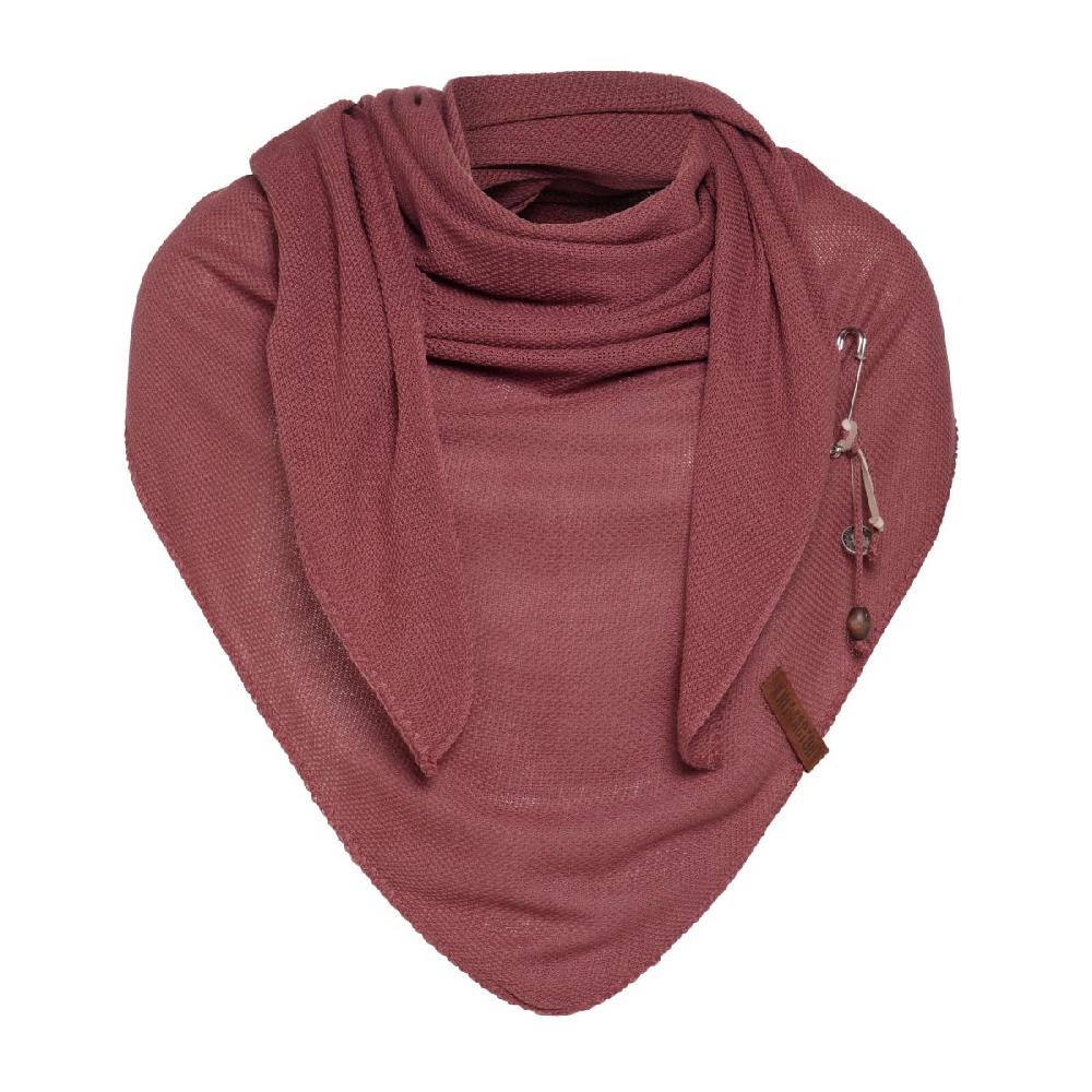 knit factory Lola Omslagdoek Stone Red