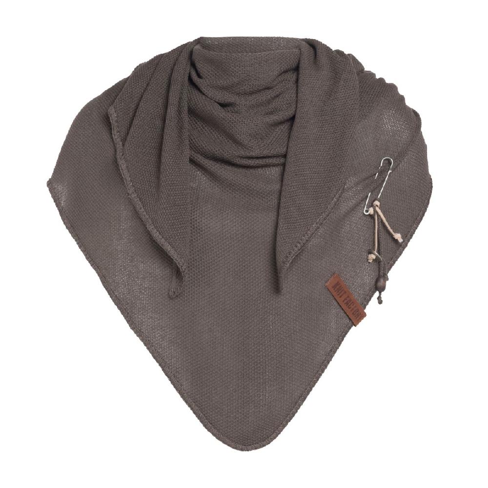 knit factory Lola Omslagdoek Taupe