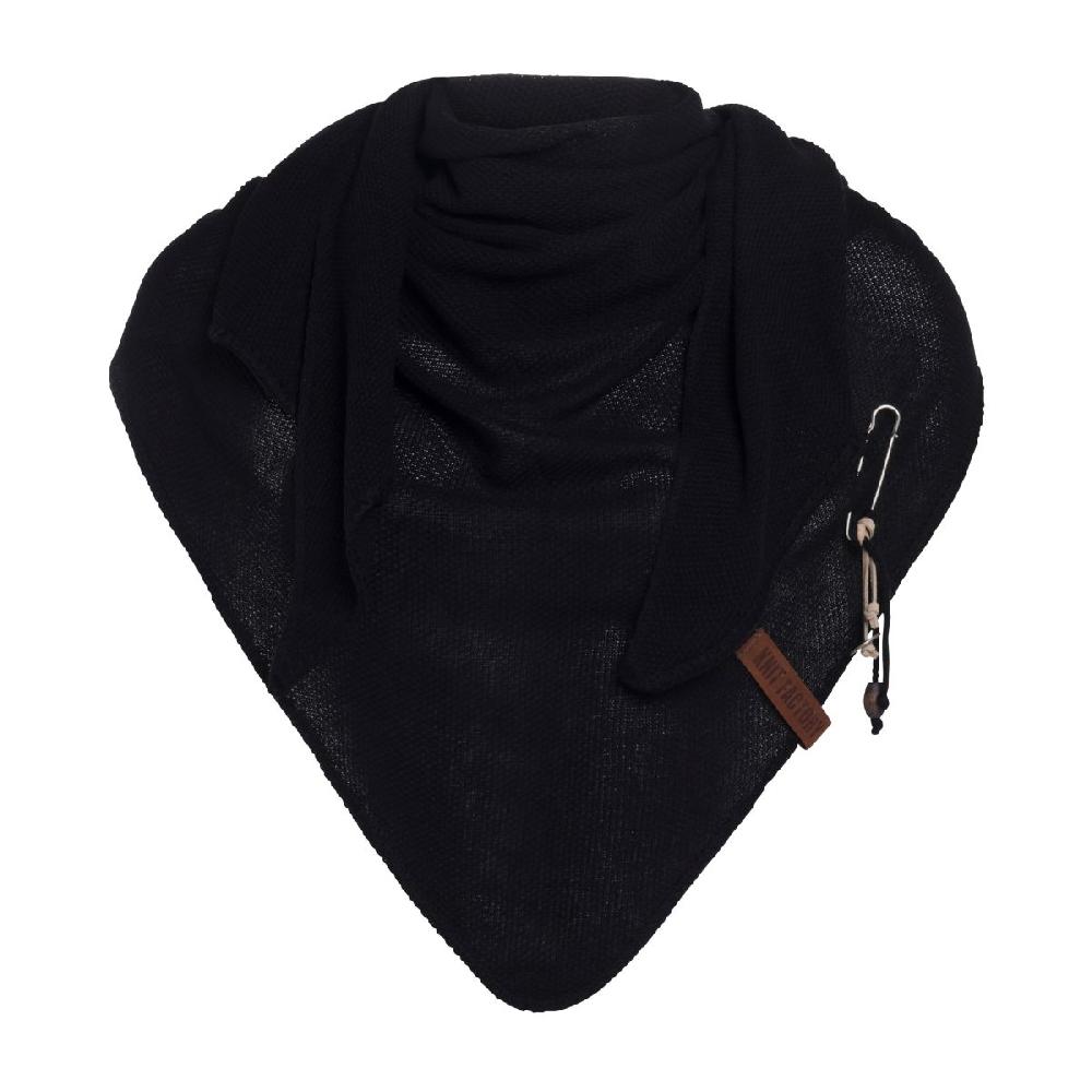 knit factory Lola Omslagdoek Zwart