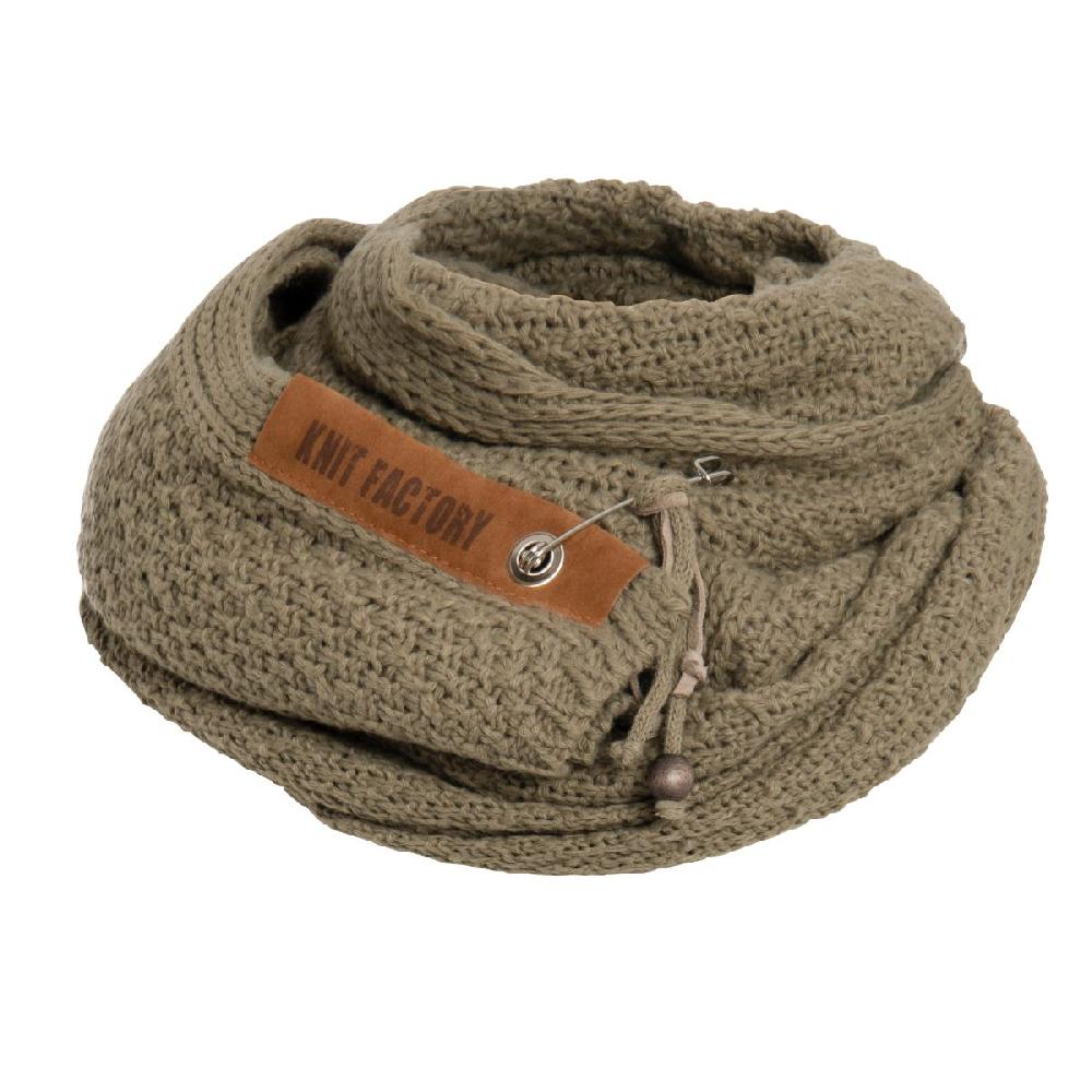 Knit Factory Luna Sjaal Olive