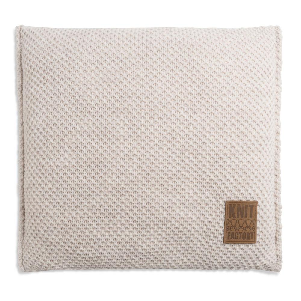 knit factory Lynn Kussen Beige - 50x50