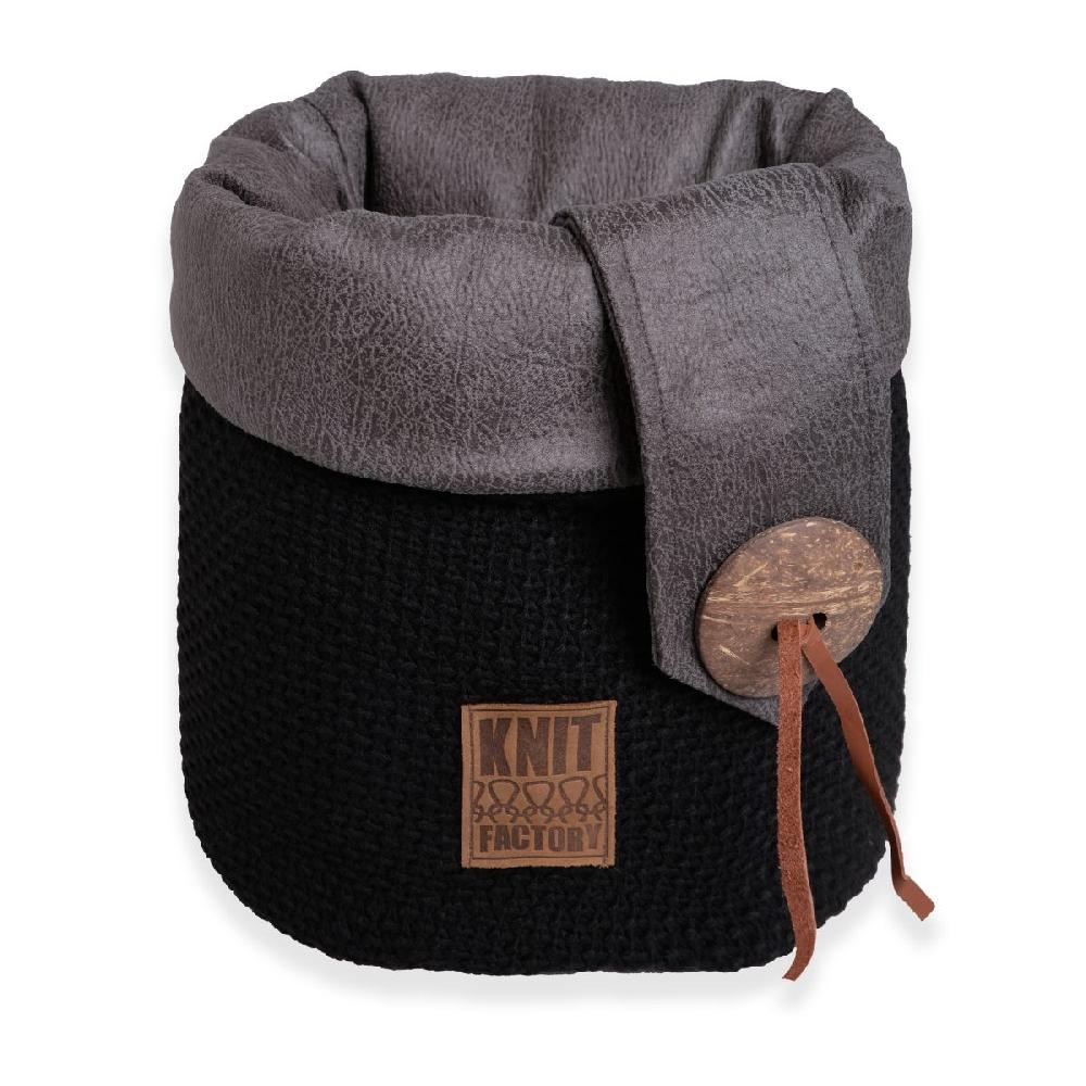 knit factory Lynn Mand Zwart - 35 cm