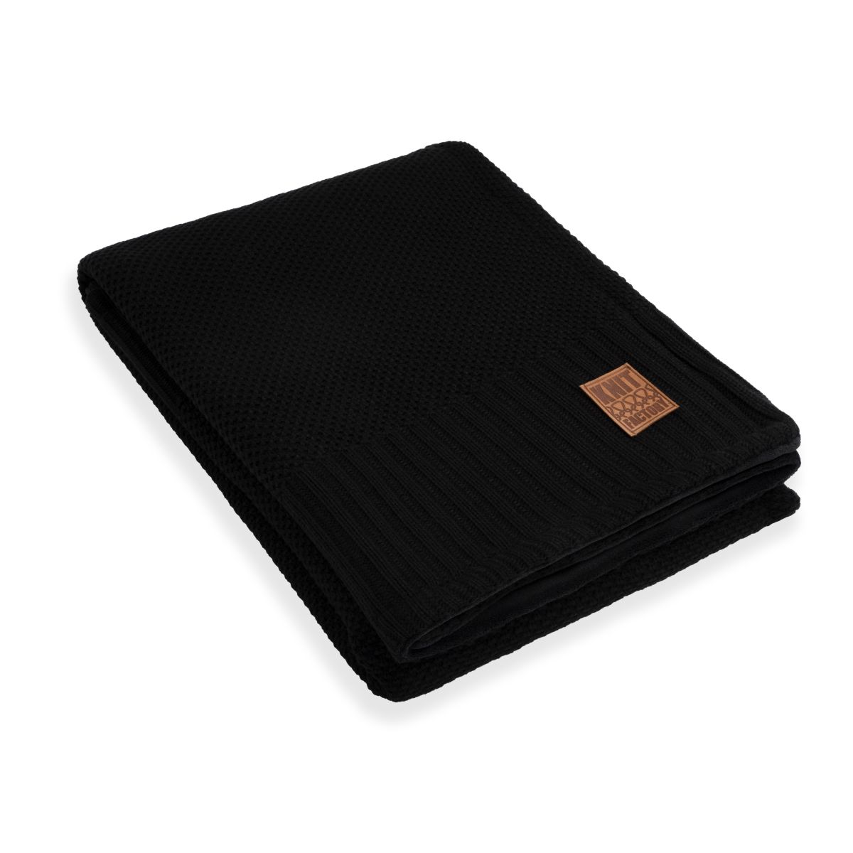 knit factory Lynn Plaid Teddy Zwart