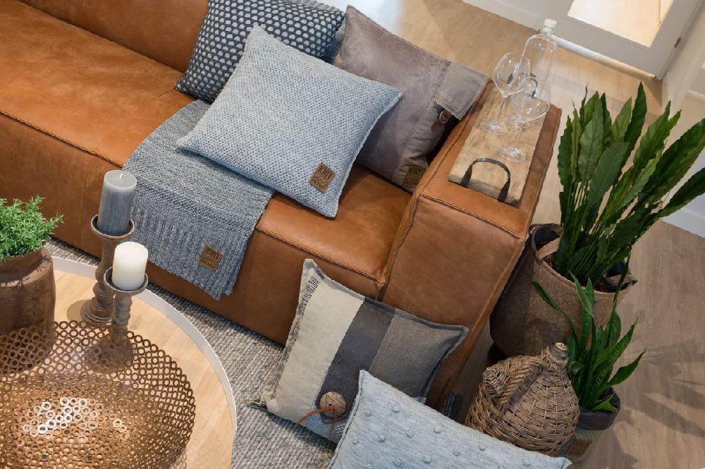 Knit Factory Maxx Kussen Licht Grijs - 50x50