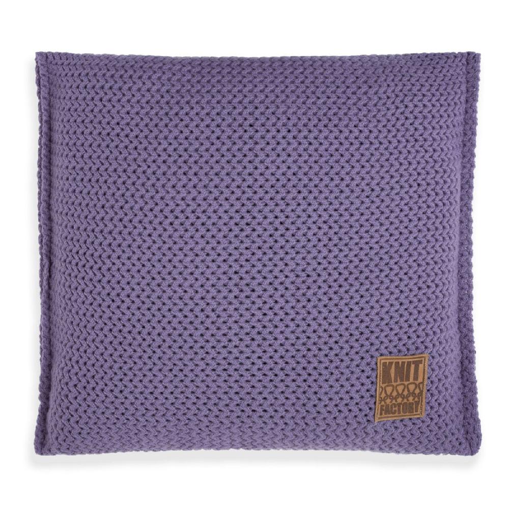 knit factory Maxx Kussen Violet - 50x50