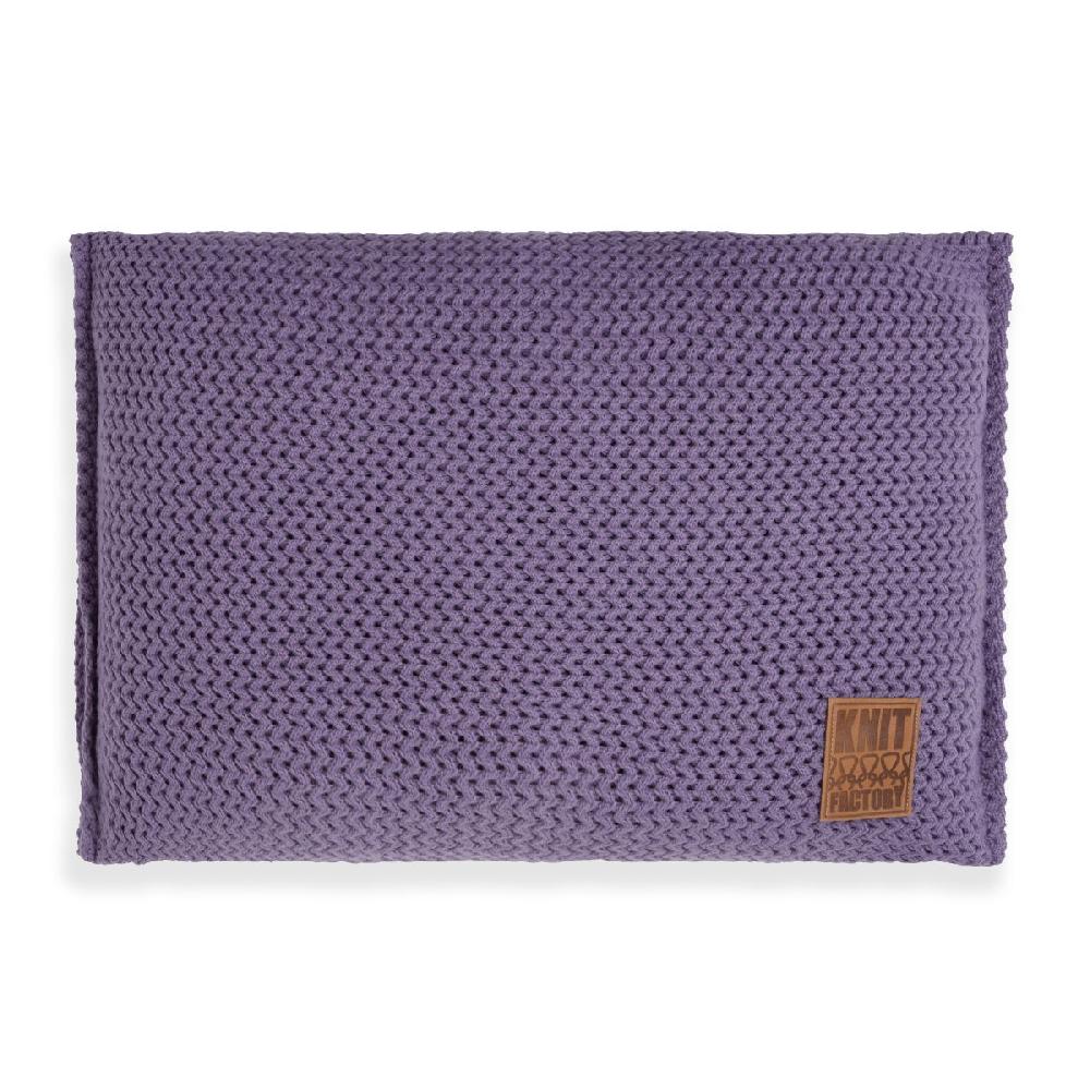 knit factory Maxx Kussen Violet - 60x40