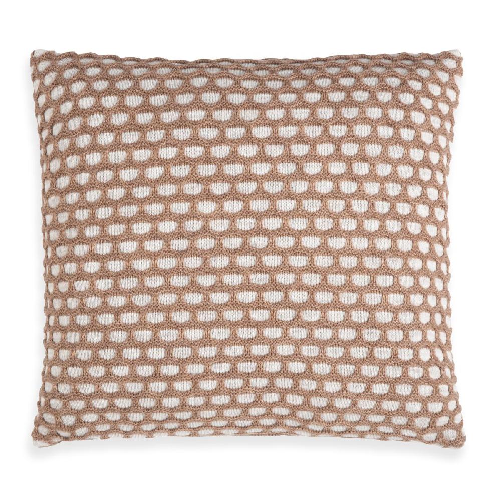 Knit Factory Mila Kussen Beige/Marron - 50x50
