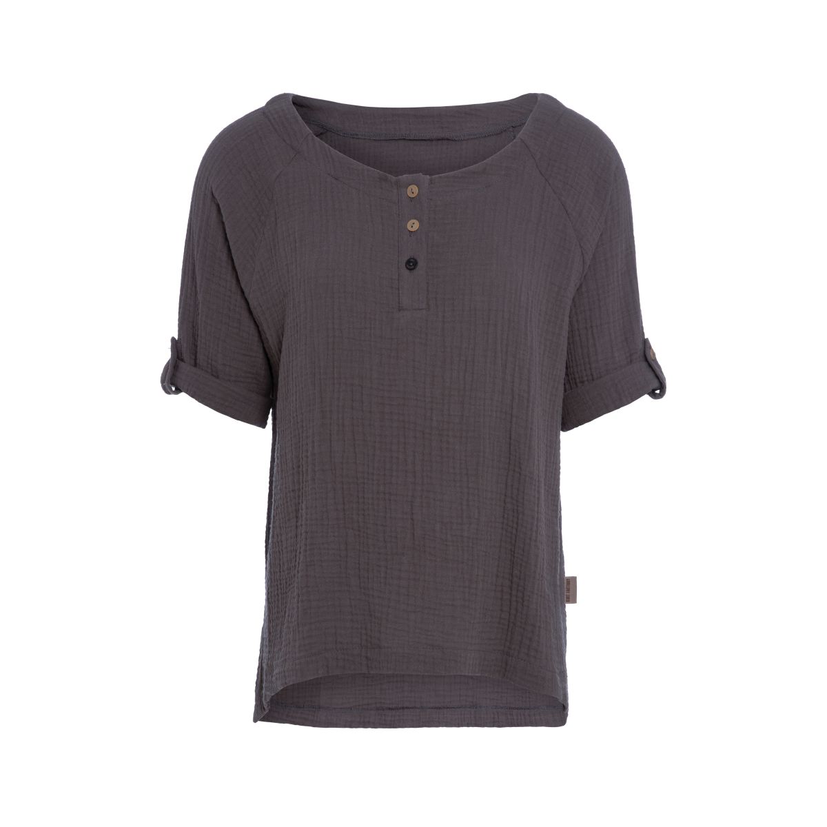 knit factory Nena Top Antraciet - XL