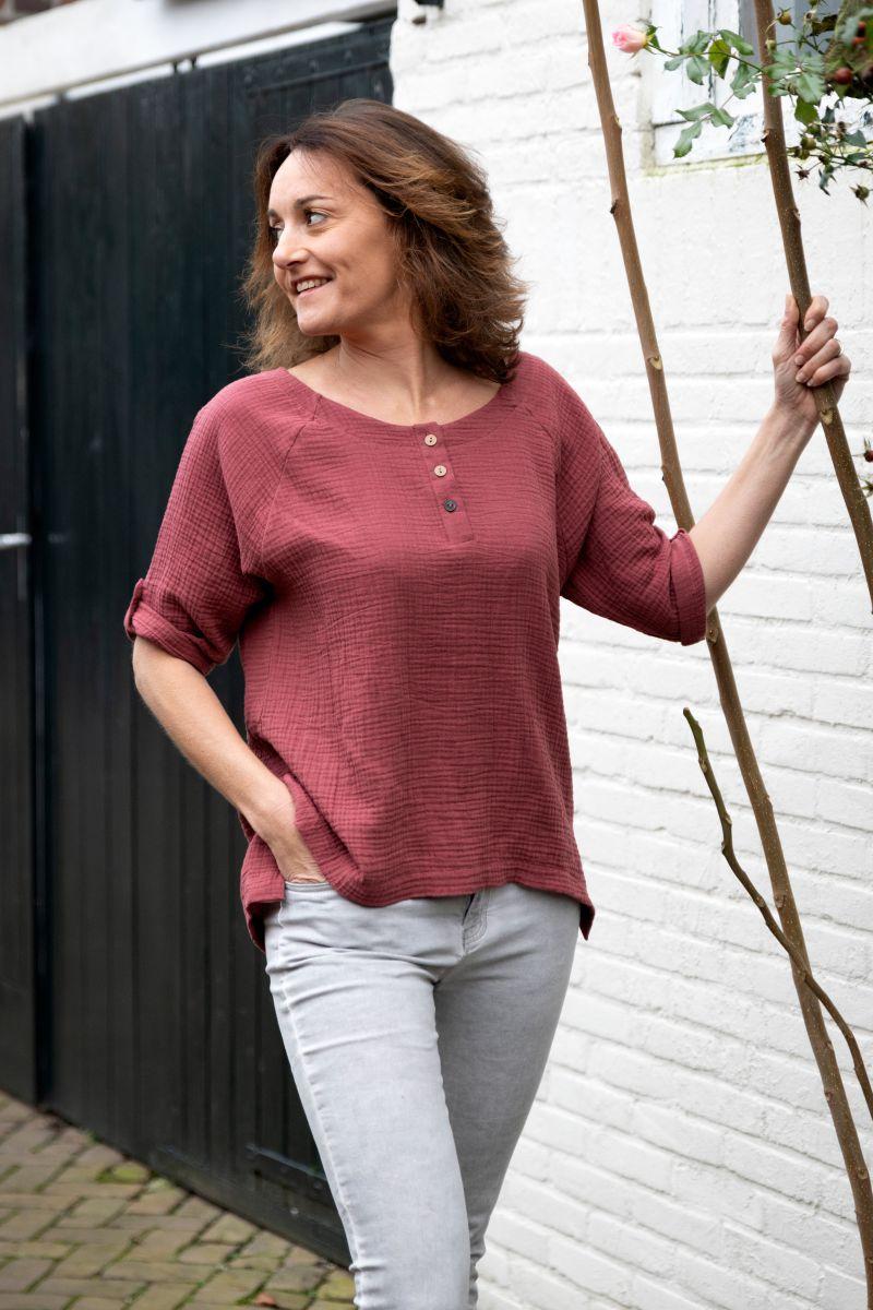 Knit Factory Nena Top Oker - L