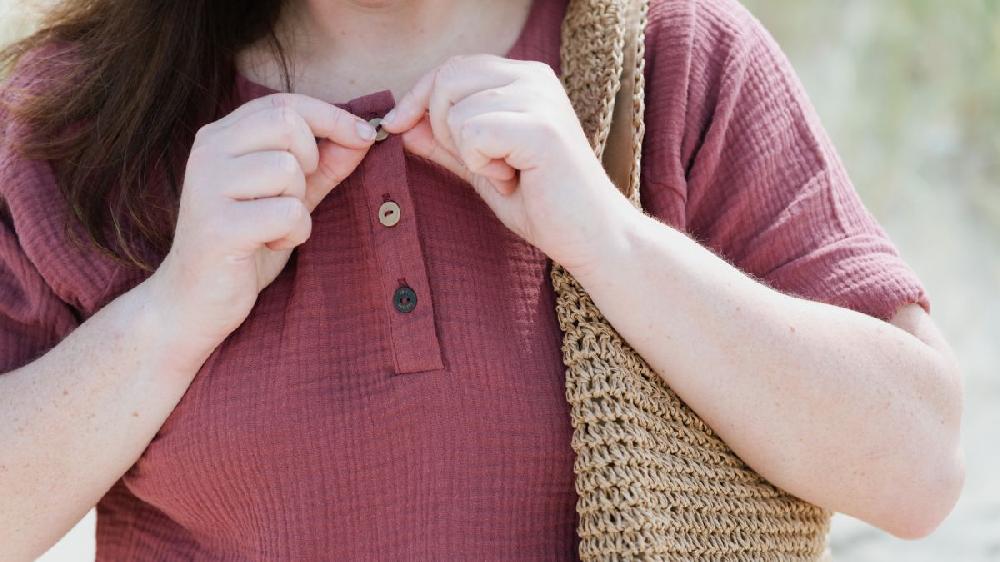 Knit Factory Nena Top Stone Red - XL