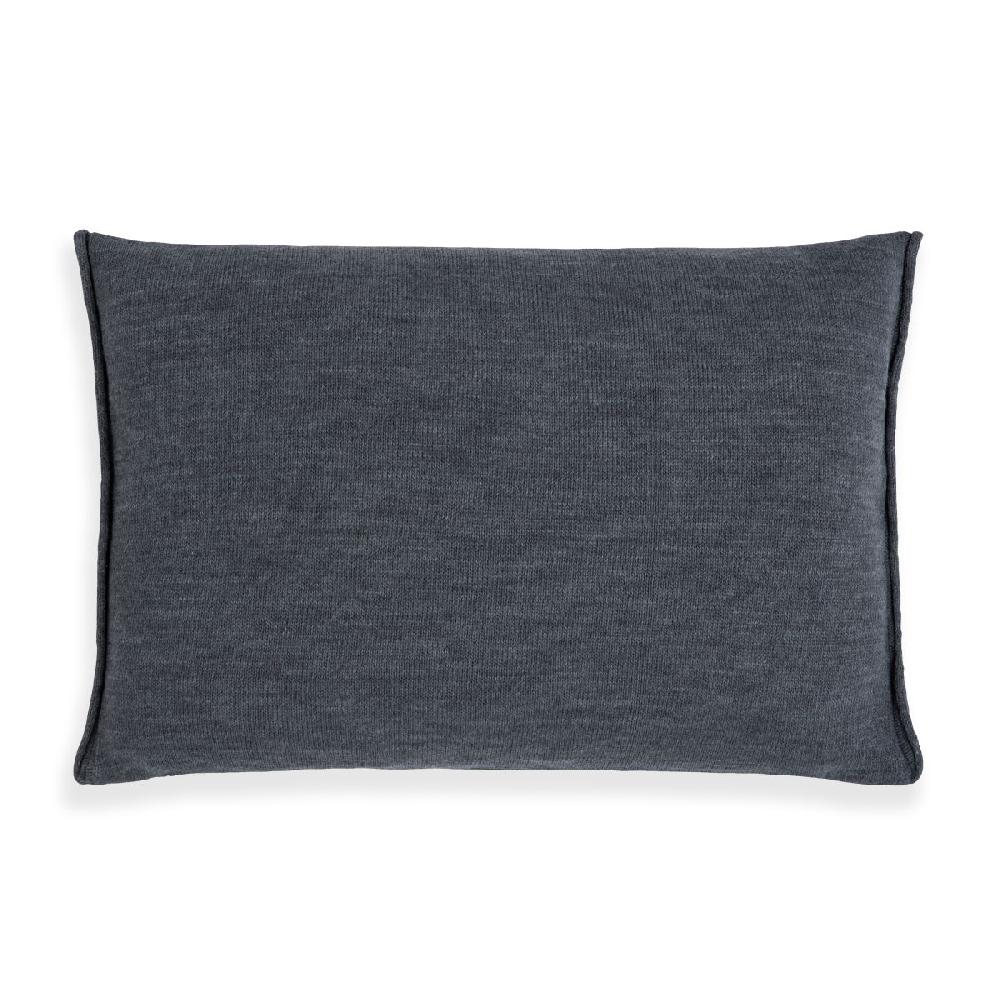 Knit Factory Noa Kussen Antraciet - 60x40