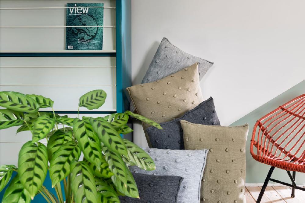 Knit Factory Noa Kussen Licht Grijs - 60x40