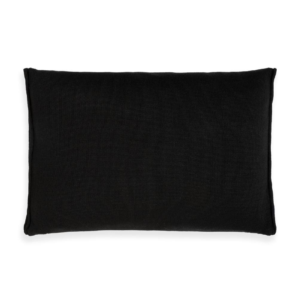 Knit Factory Noa Kussen Zwart - 60x40