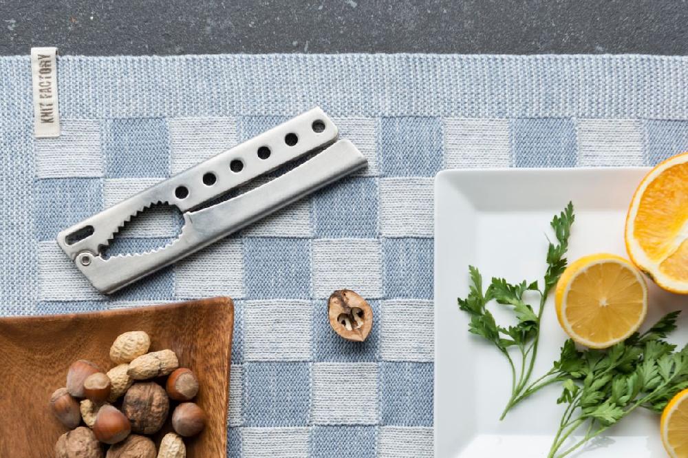 Knit Factory Placemat Block Ecru/Granit