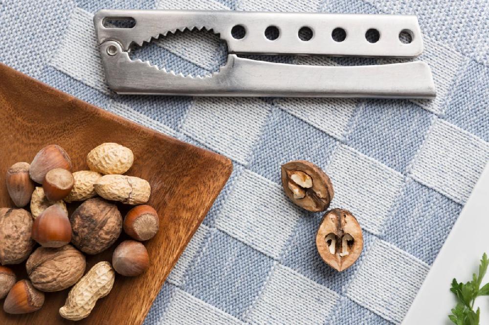 Knit Factory Placemat Block Ecru/Licht Grijs