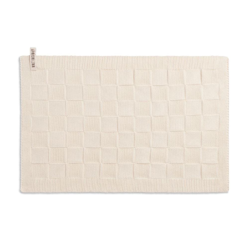 knit factory Placemat Uni Ecru