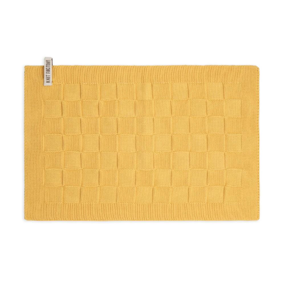knit factory Placemat Uni Gold