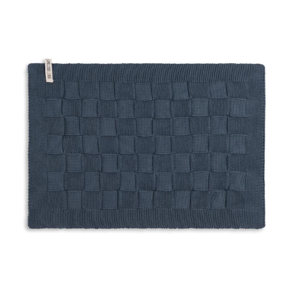 knit factory Placemat Uni Granit