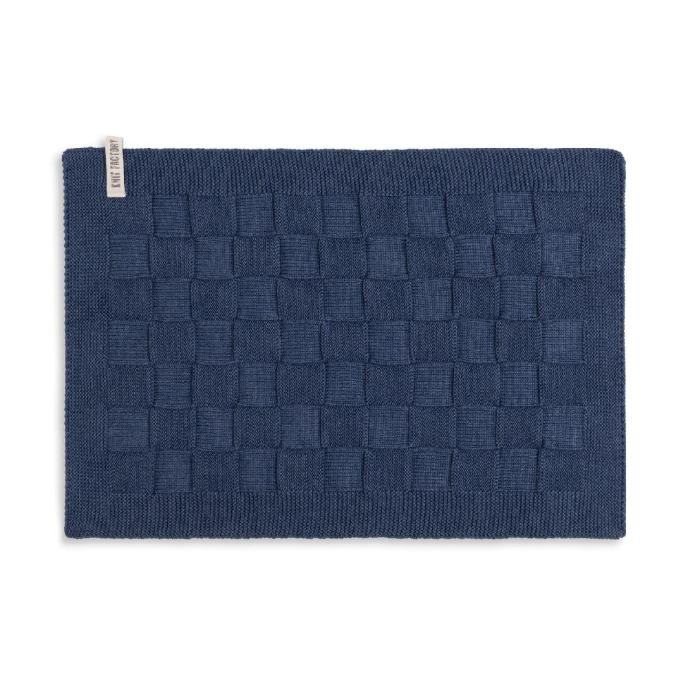 knit factory Placemat Uni Jeans