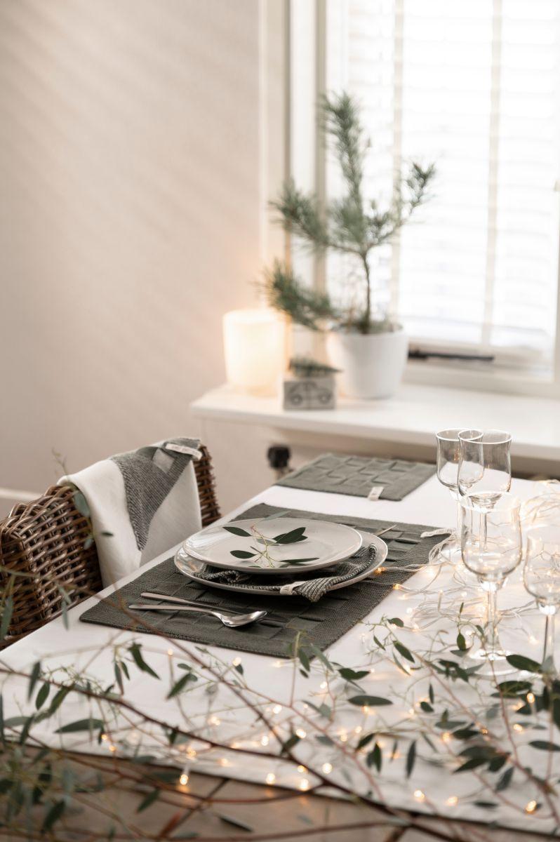 Knit Factory Placemat Uni Khaki