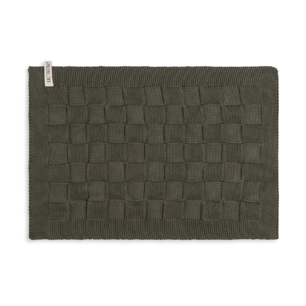 knit factory Placemat Uni Khaki