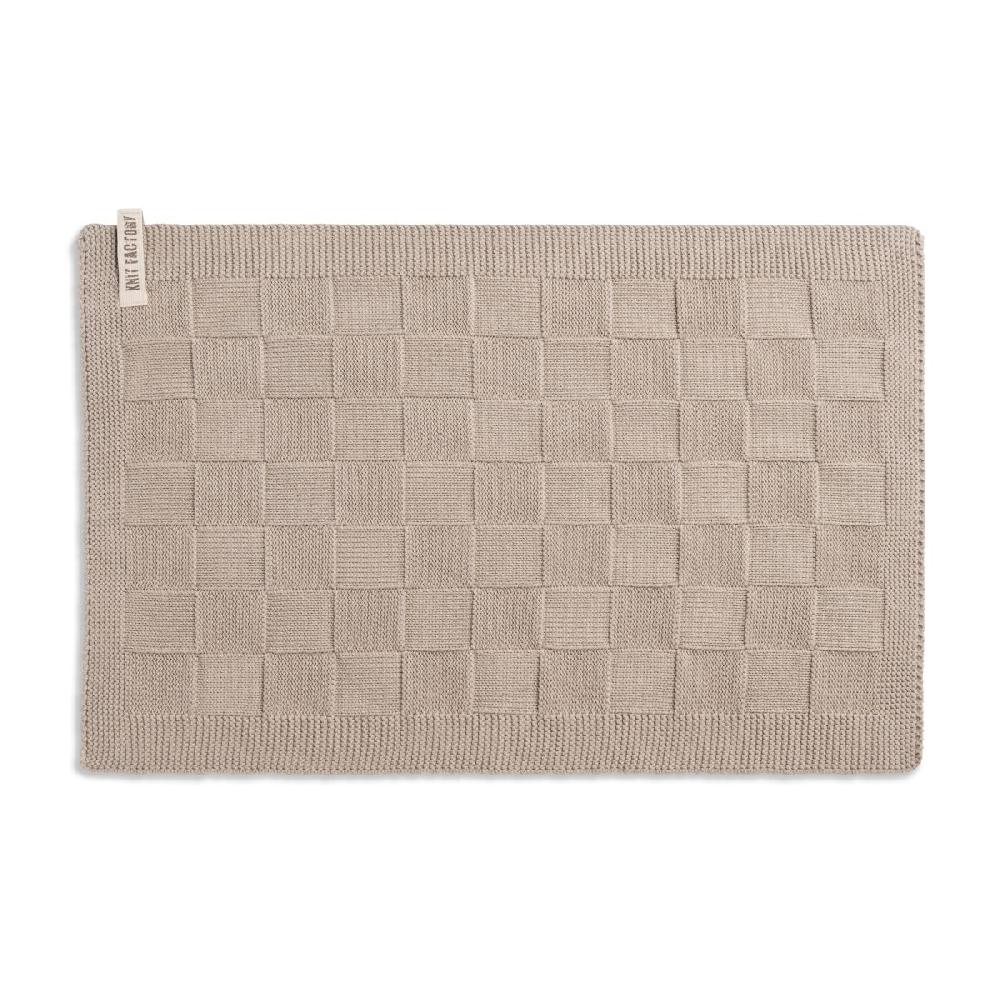 knit factory Placemat Uni Linnen