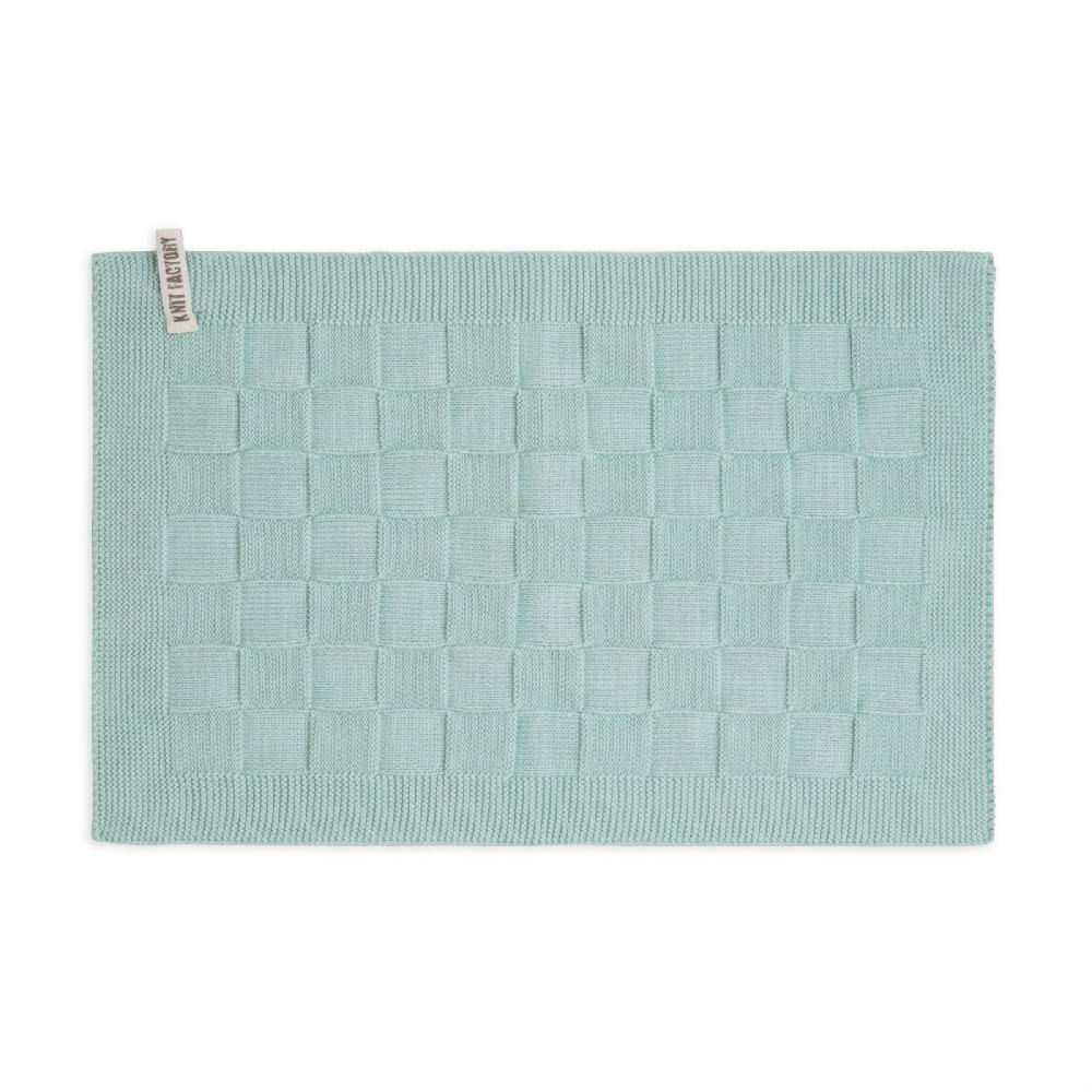 knit factory Placemat Uni Mint