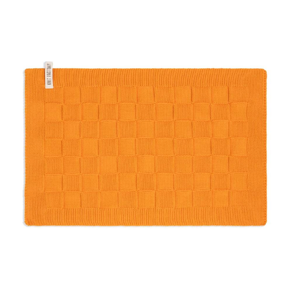 knit factory Placemat Uni Orange