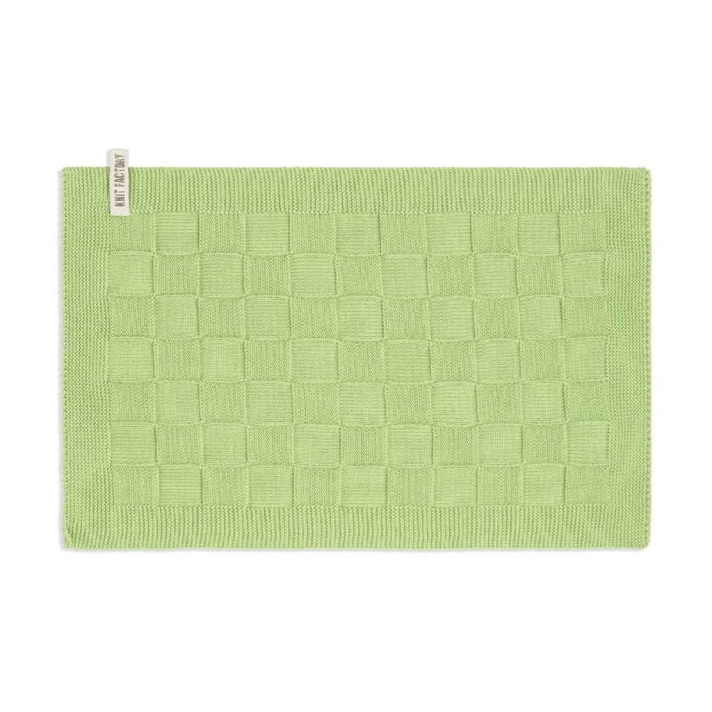 knit factory Placemat Uni Spring Green