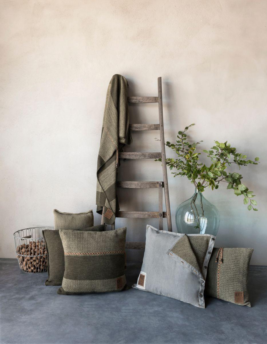 Knit Factory Roxx Plaid Groen/Olive