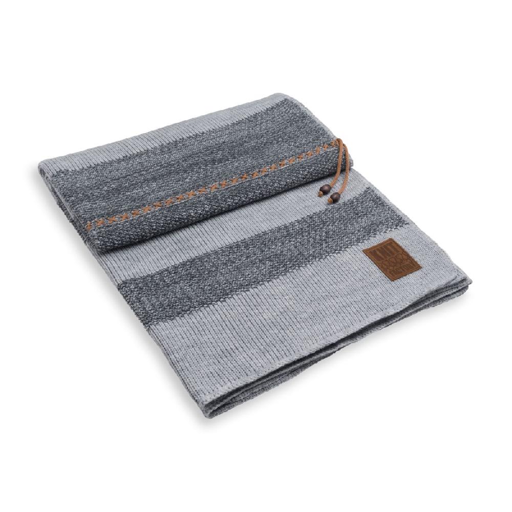 knit factory Roxx Plaid Licht Grijs/Antraciet