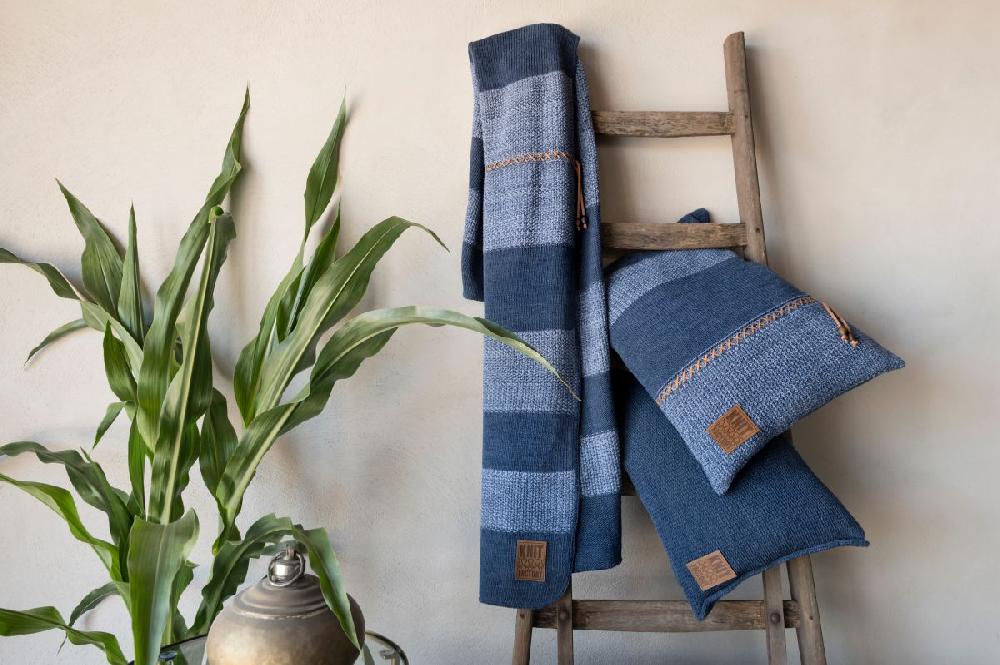 Knit Factory Roxx Plaid Zwart/Licht Grijs