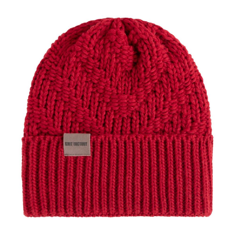 knit factory Sally Muts Bright Red