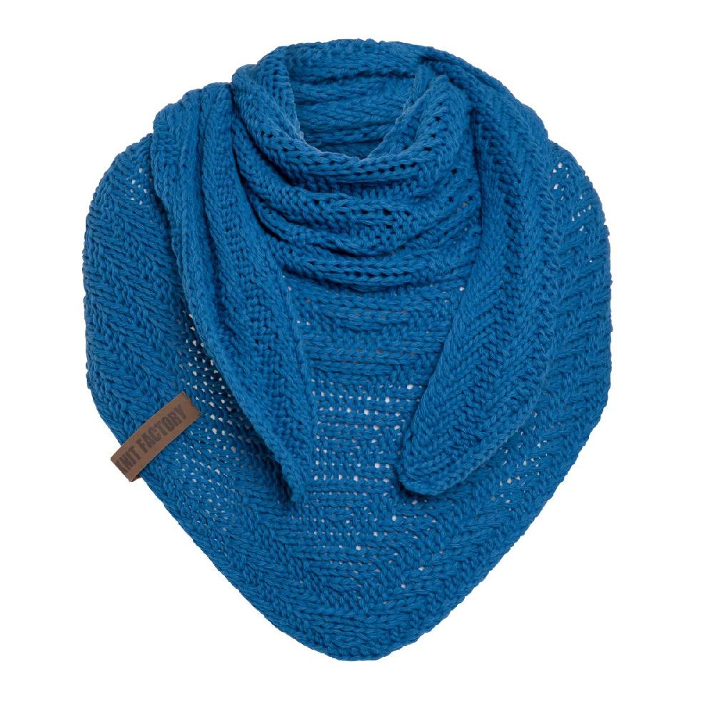 knit factory Sally Omslagdoek Cobalt