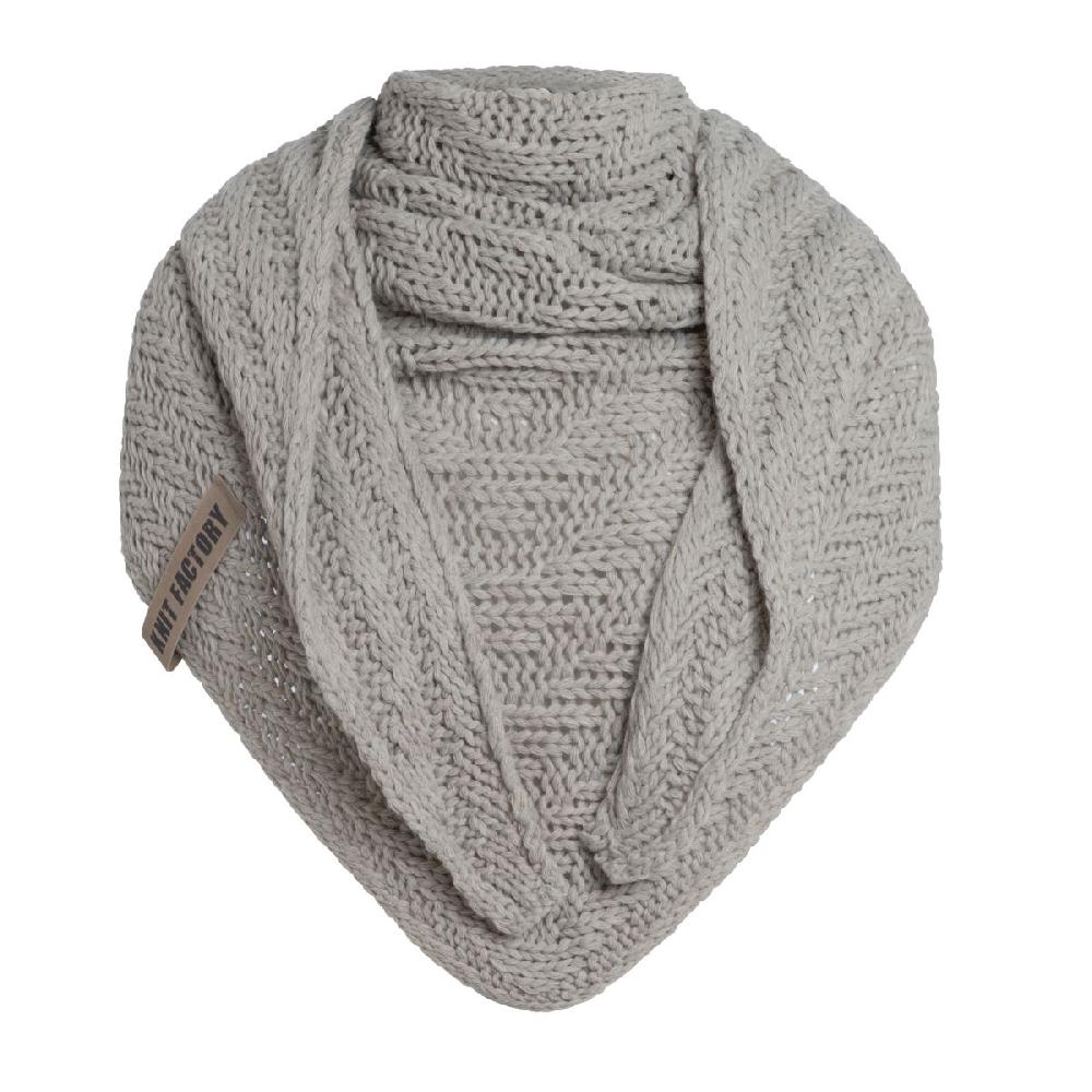 knit factory Sally Omslagdoek Iced Clay