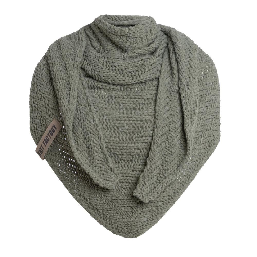 knit factory Sally Omslagdoek Urban Green