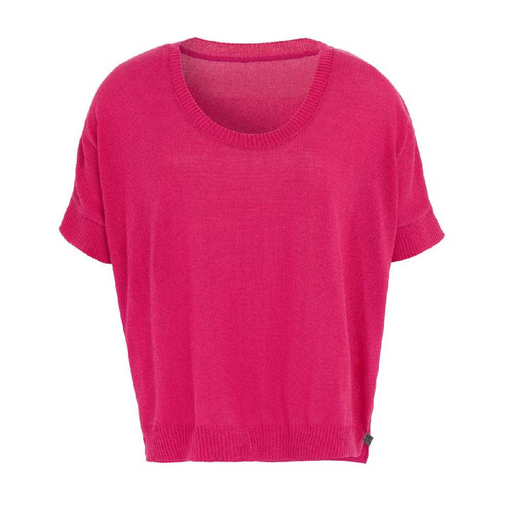 knit factory Senna Gebreide Top Fuchsia - 36/44
