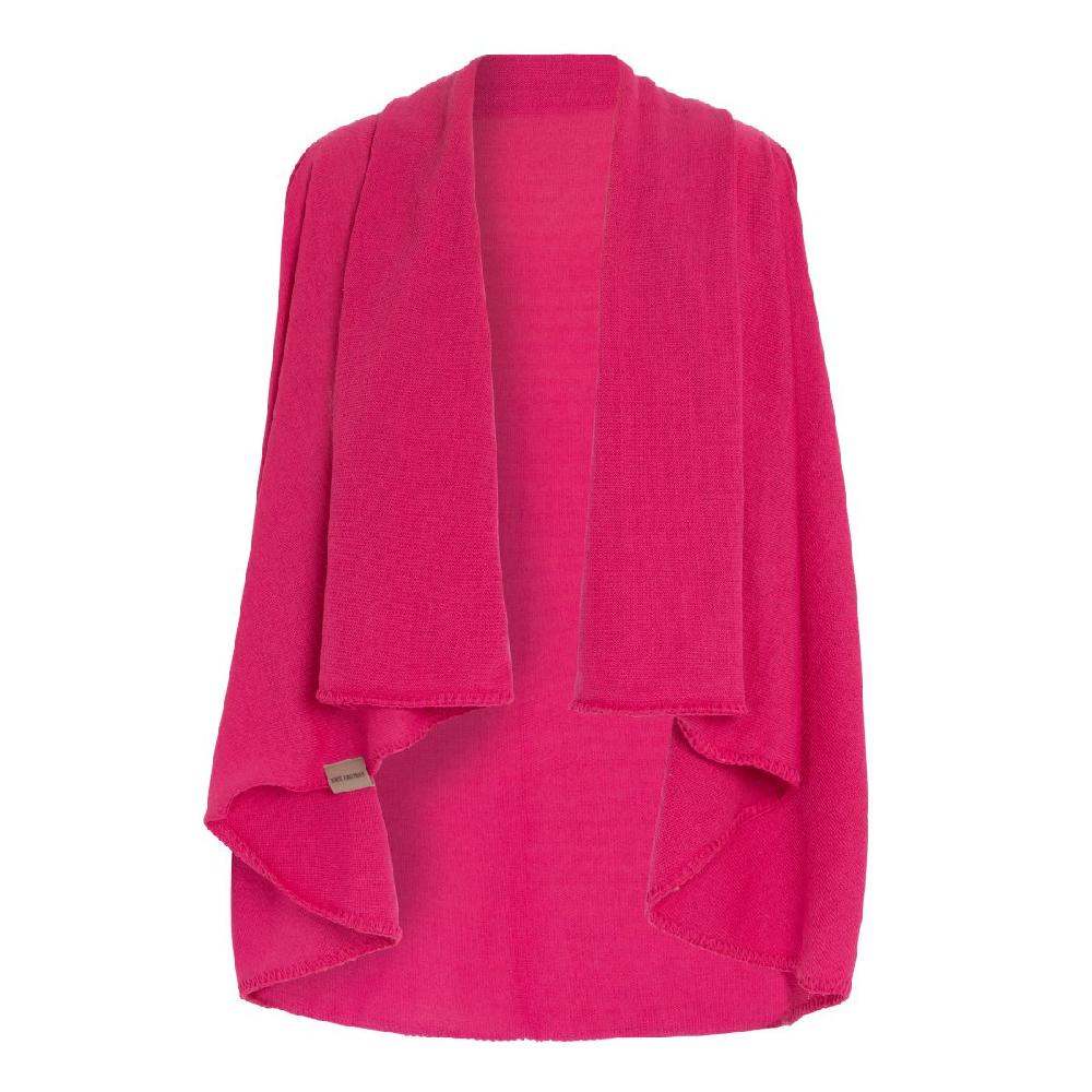 knit factory Senna Omslagvest Fuchsia