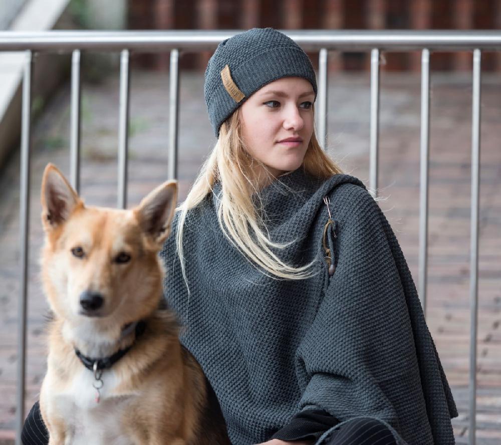 Knit Factory Sierspeld Antraciet