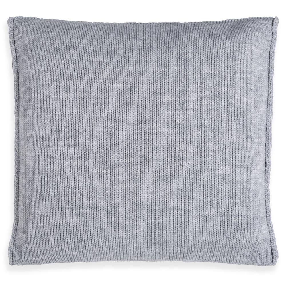 Knit Factory Uni Kussen Licht Grijs - 50x50