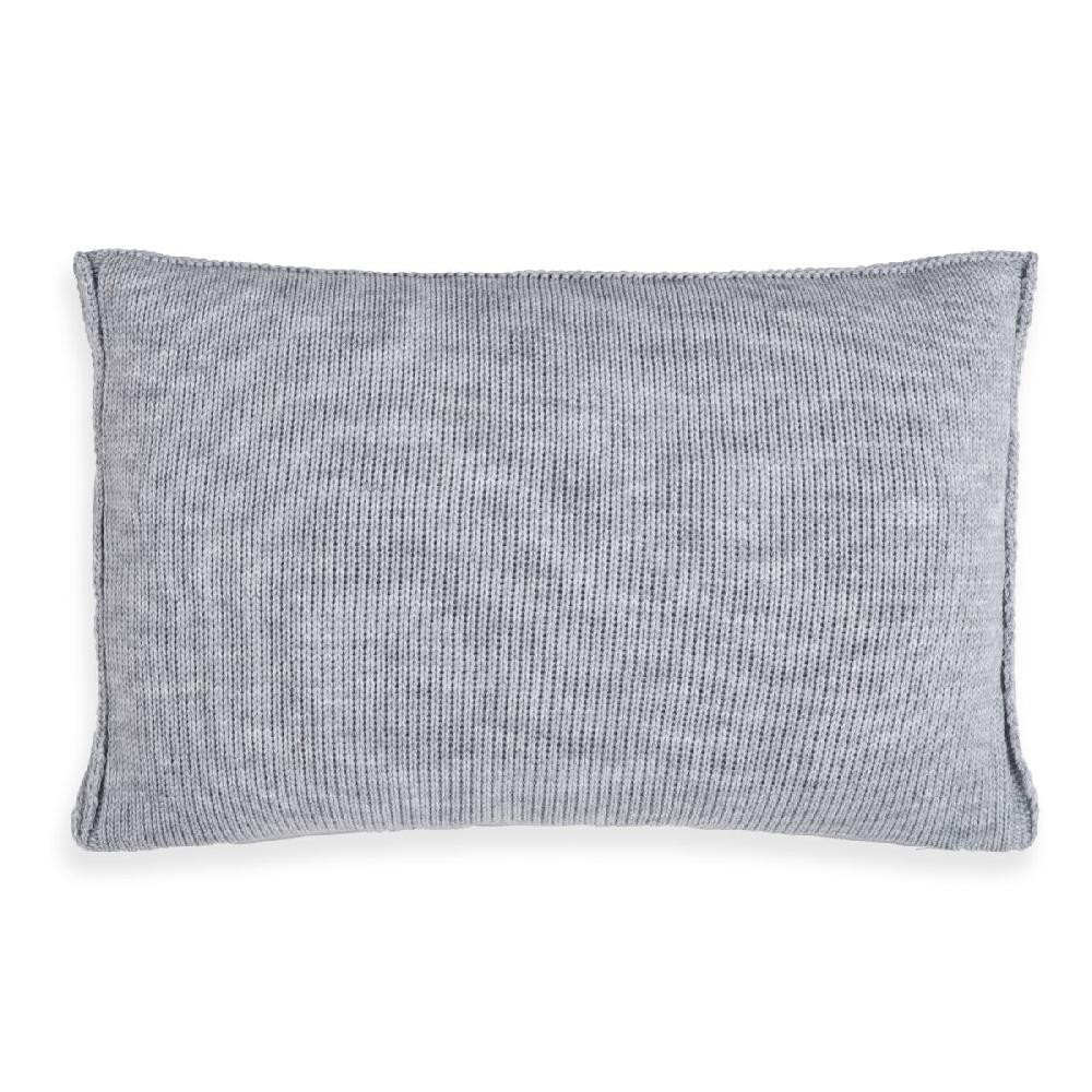 Knit Factory Uni Kussen Licht Grijs - 60x40
