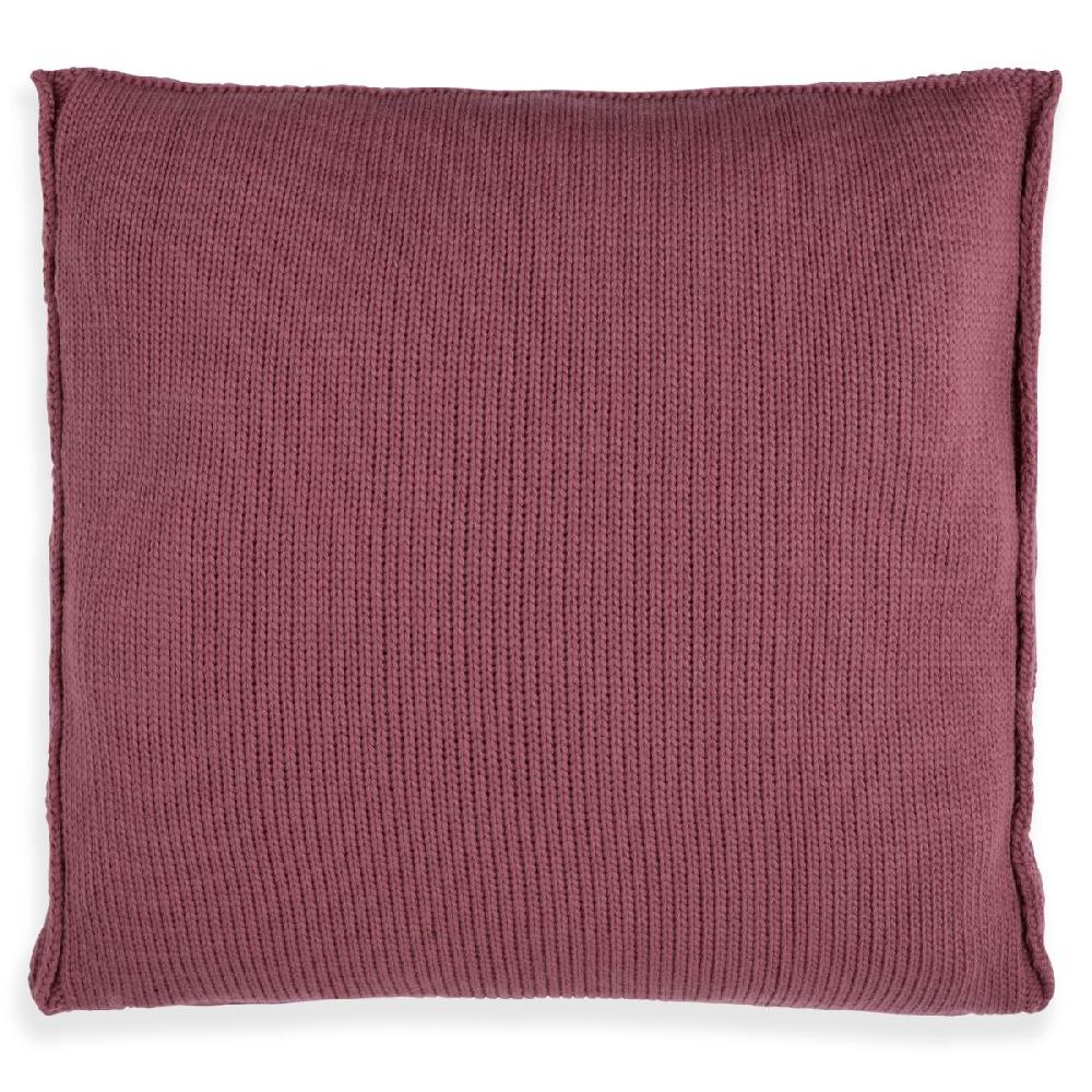 Knit Factory Uni Kussen Stone Red - 50x50