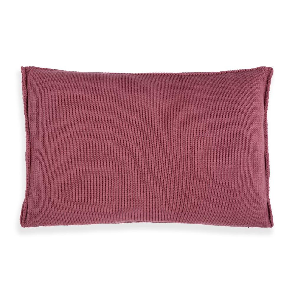 Knit Factory Uni Kussen Stone Red - 60x40