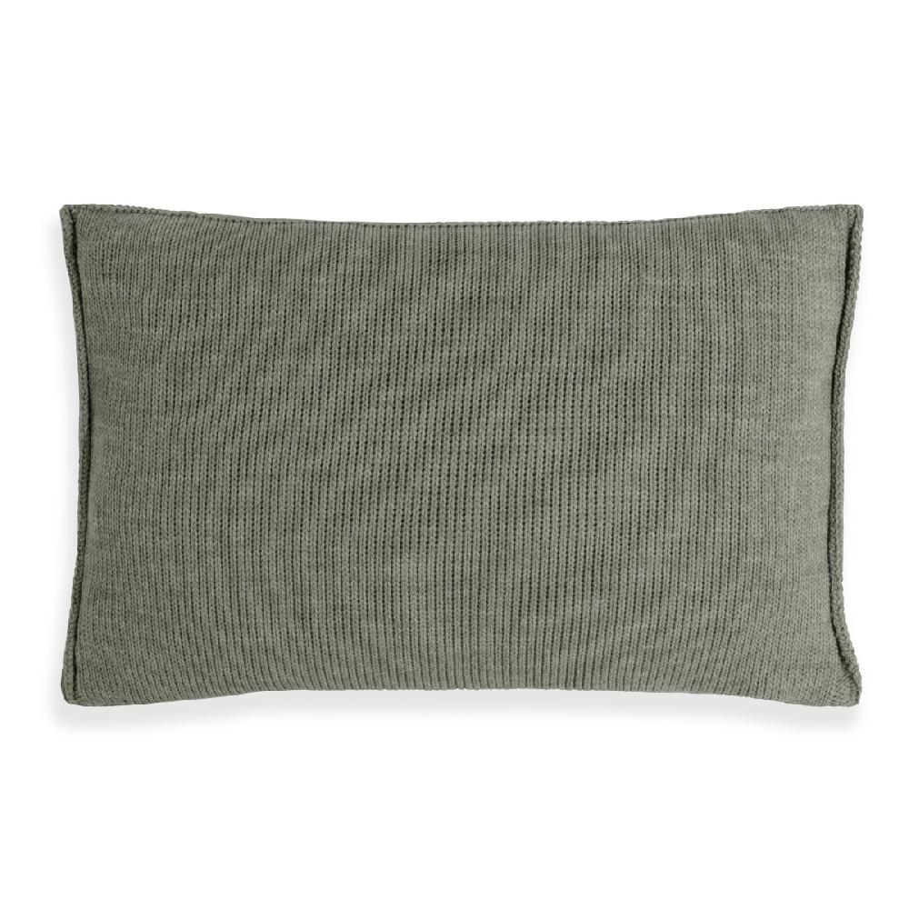 Knit Factory Uni Kussen Urban Green - 60x40