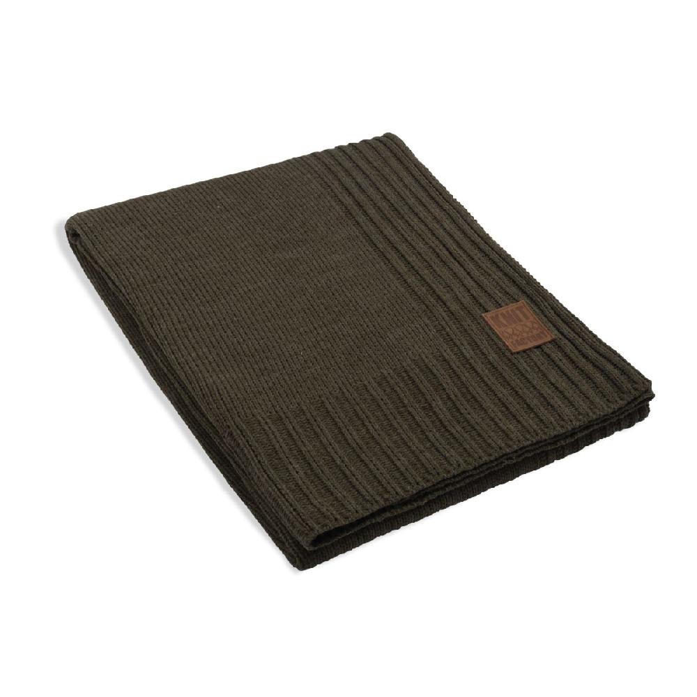 knit factory Uni Plaid Groen