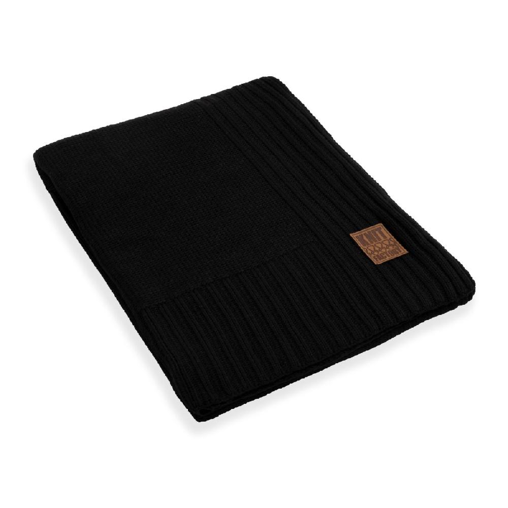 knit factory Uni Plaid Zwart