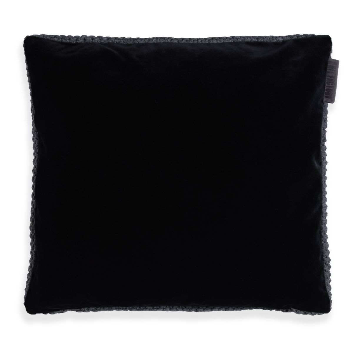 Knit Factory Vinz Kussen Antraciet - 50x50