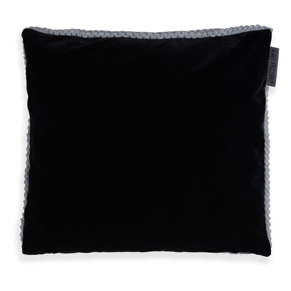 Knit Factory Vinz Kussen Licht Grijs - 50x50